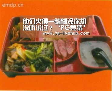 他们火得一踏糊涂你却没听说过?‘PG竞猜’(图4) PG足球